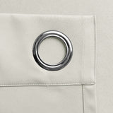 Cream Thermal Blackout Eyelet Curtains