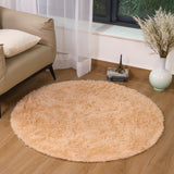 Round Shaggy Rugs Faux Fur Soft Fluffy