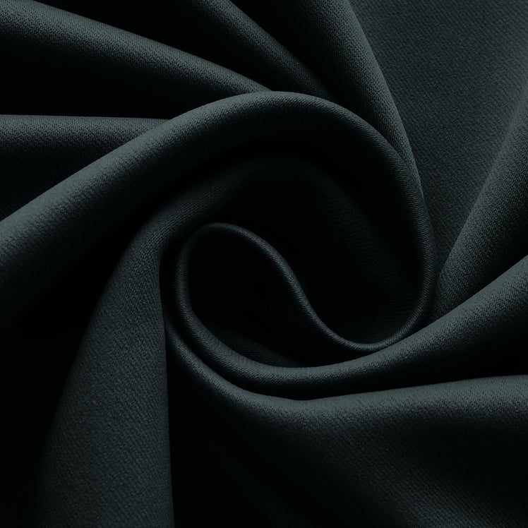 Black Blackout Curtains Pencil Pleat