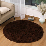 Round Shaggy Rugs Faux Fur Soft Fluffy