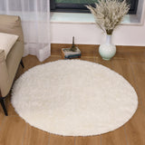 Round Shaggy Rugs Faux Fur Soft Fluffy
