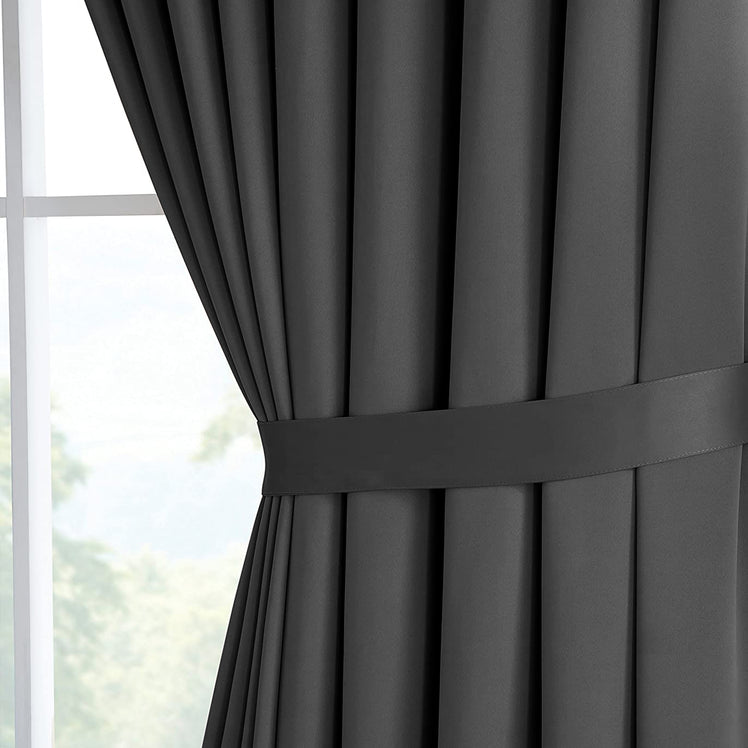 Dark Grey Blackout Curtain