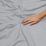 Silver Deep Fitted Sheets 25CM
