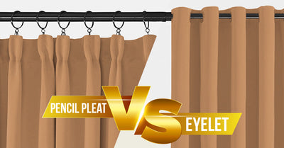 Eyelet vs Pencil Pleat Curtains: Key Differences and Styling Tips
