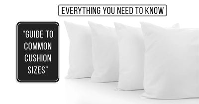 Guide to Common Cushion Sizes: Everything You Need to Know