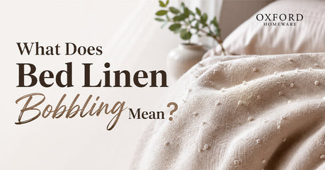 What Does Bed Linen Bobbling Mean?