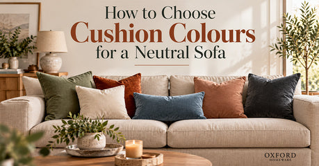 How to Choose Cushion Colours for a Neutral Sofa