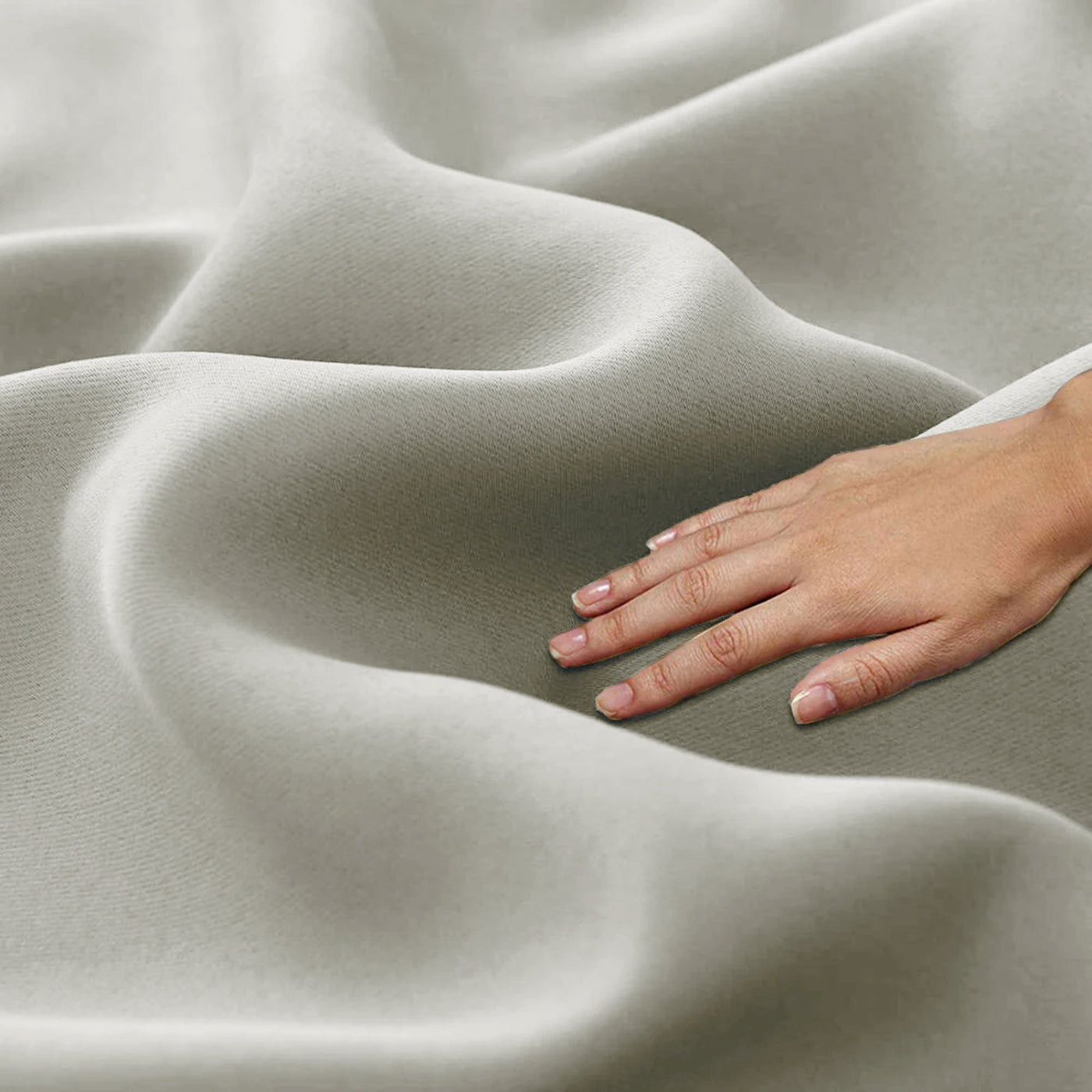 Pencil Pleat Blackout Curtains Cream