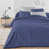 Stripe Duvet Covers Bedding Set with Pillowcases & Fitted Sheet