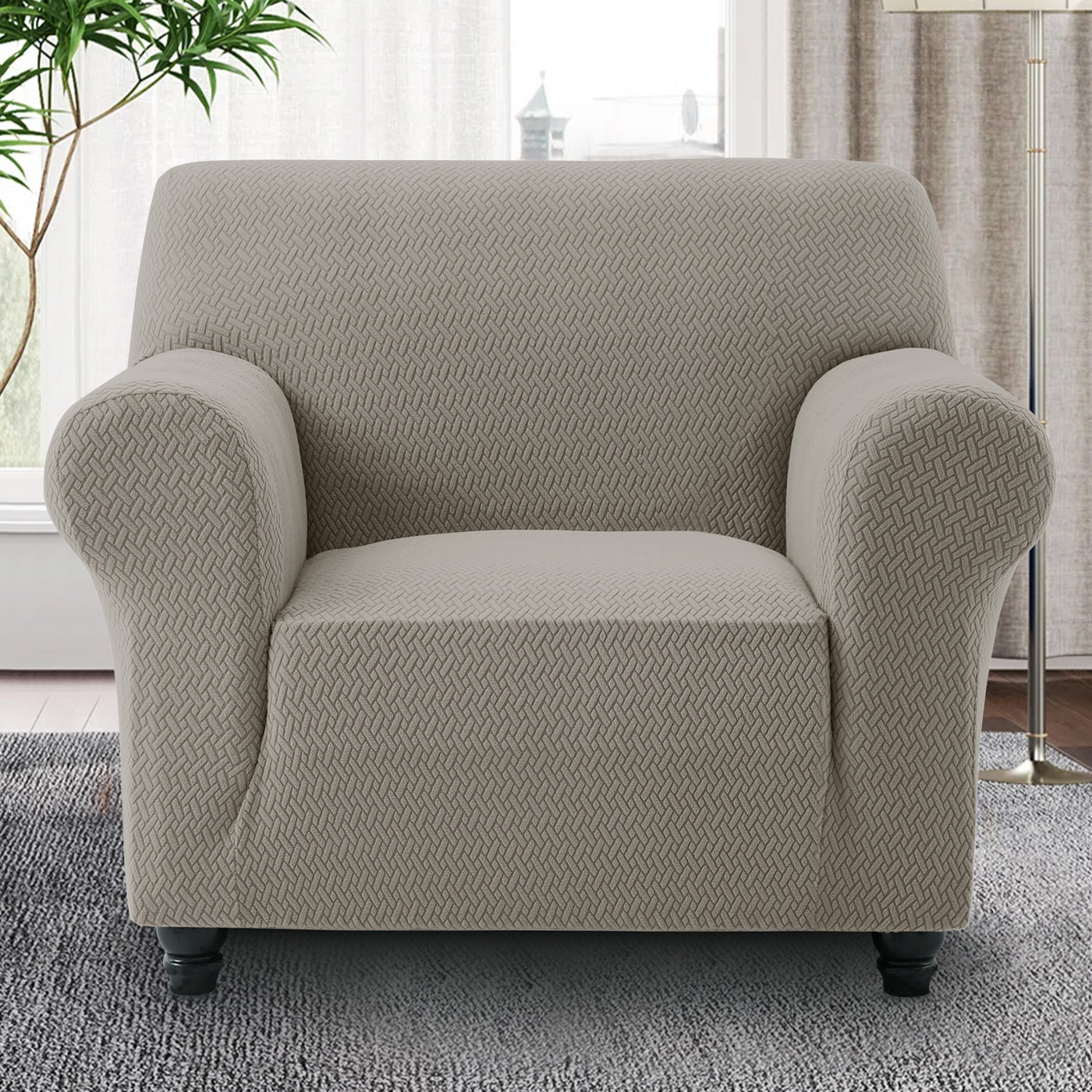 Light Beige Stretch Sofa Covers