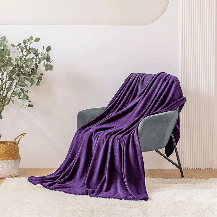 Purple Fleece Blanket