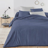 Stripe Duvet Covers Bedding Set with Pillowcases & Fitted Sheet
