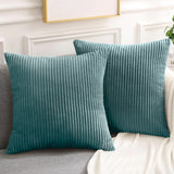 Velvet Striped Corduroy Cushion Covers