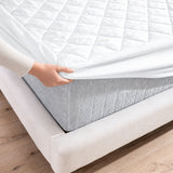 Luxury Extra Deep Quilted Mattress Protector - 40cm Fitted Skirt