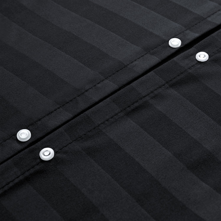 Stripe Duvet Covers Bedding Set with Pillowcases & Fitted Sheet
