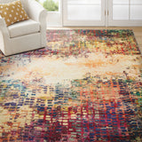 Vibrant Abstract Large Area Bedroom Rug
