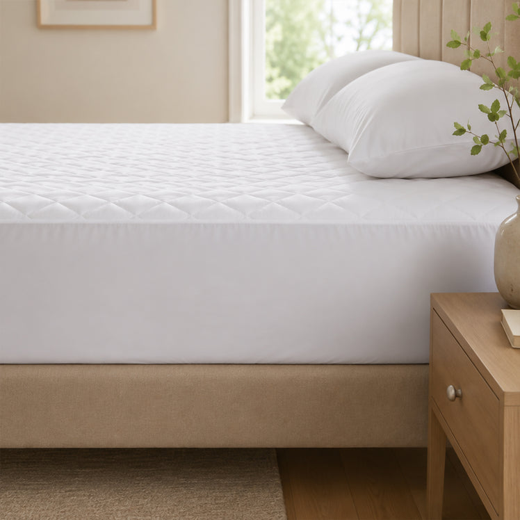 Luxury Extra Deep Quilted Mattress Protector - 40cm Fitted Skirt