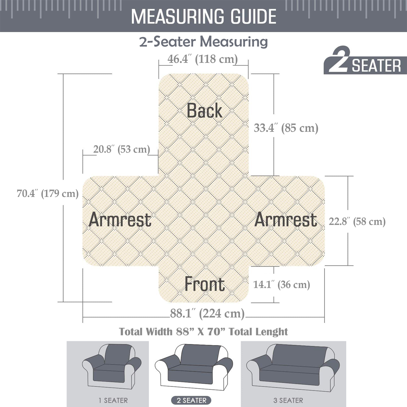 size guide sofa cover