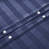 Stripe Navy Duvet Cover Set With Pillowcases