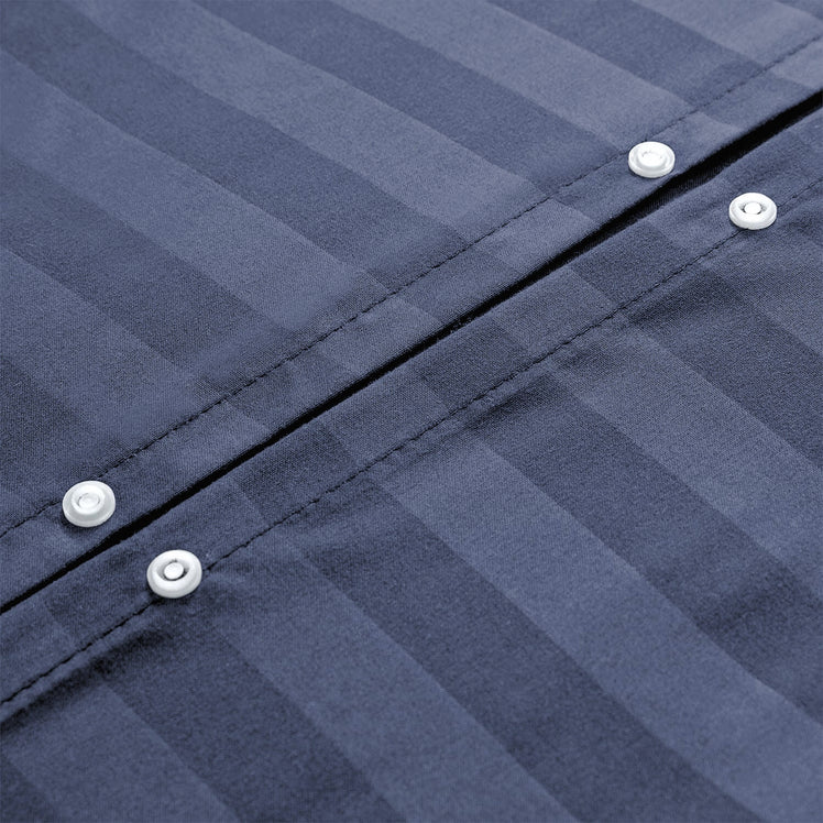 Stripe Duvet Covers Bedding Set with Pillowcases & Fitted Sheet