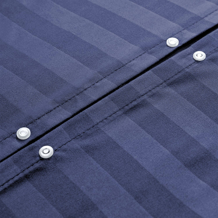 Stripe Duvet Covers Bedding Set with Pillowcases & Fitted Sheet