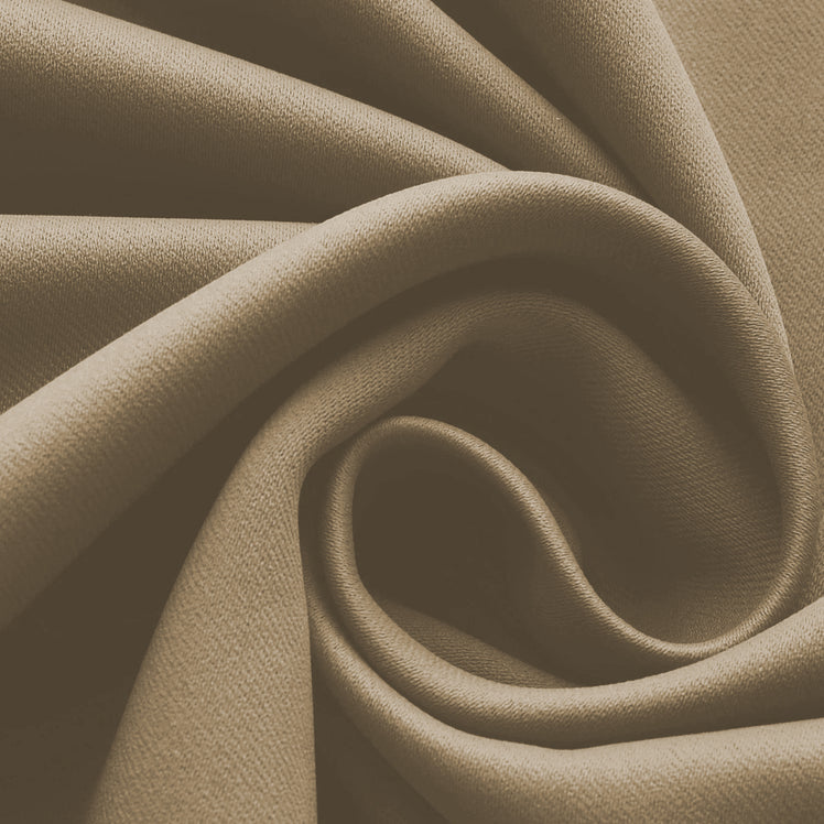 Pencil Pleat Blackout Curtains Beige
