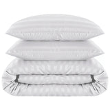 Stripe Duvet Covers Bedding Set with Pillowcases & Fitted Sheet