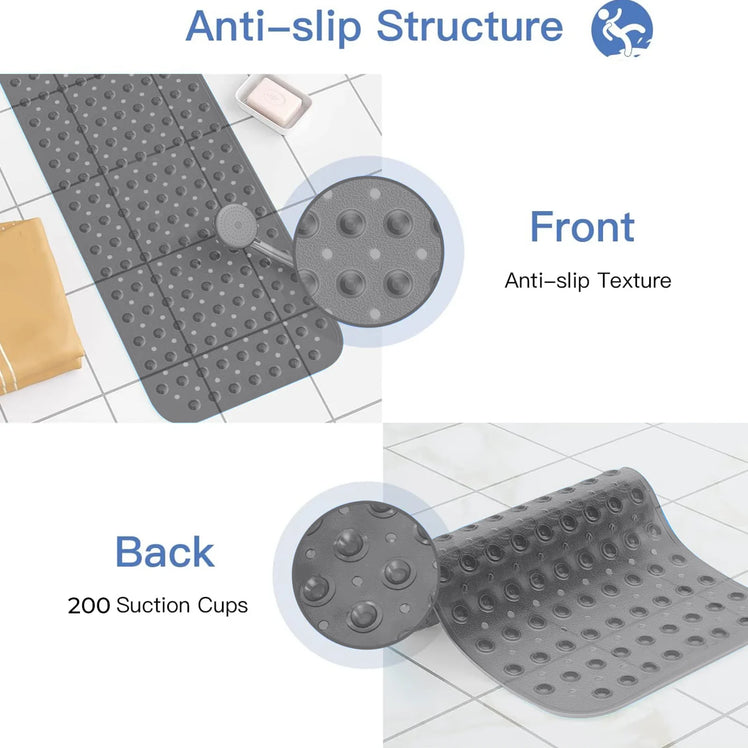 Non Slip Shower Mat Extra Long Bath Mats