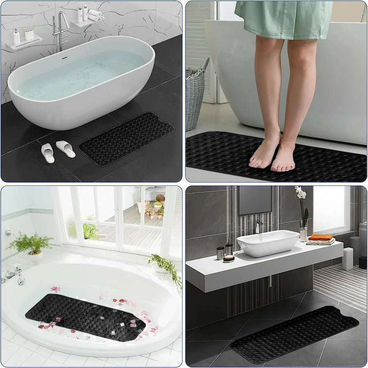 Non Slip Shower Mat Extra Long Bath Mats