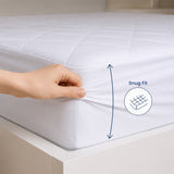 Luxury Extra Deep Quilted Mattress Protector - 40cm Fitted Skirt