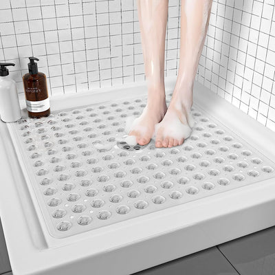 Non Slip Shower Mat Extra Long Bath Mat Transparent