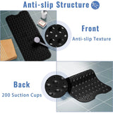 Non Slip Shower Mat Extra Long Bath Mats