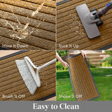 Non Slip Rubber Door Mat Brown Indoor & Outdoor