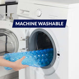 Bath Shower Mat Non Slip PVC Bathroom Rubber Light Blue