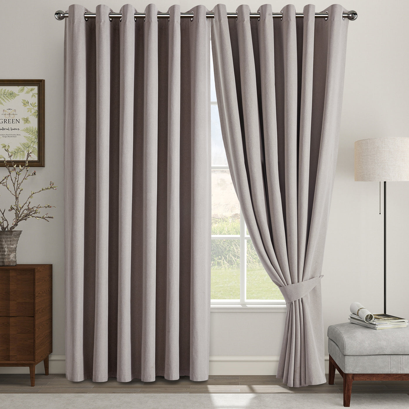 Blackout Curtains – Eyelet Design for Bedroom