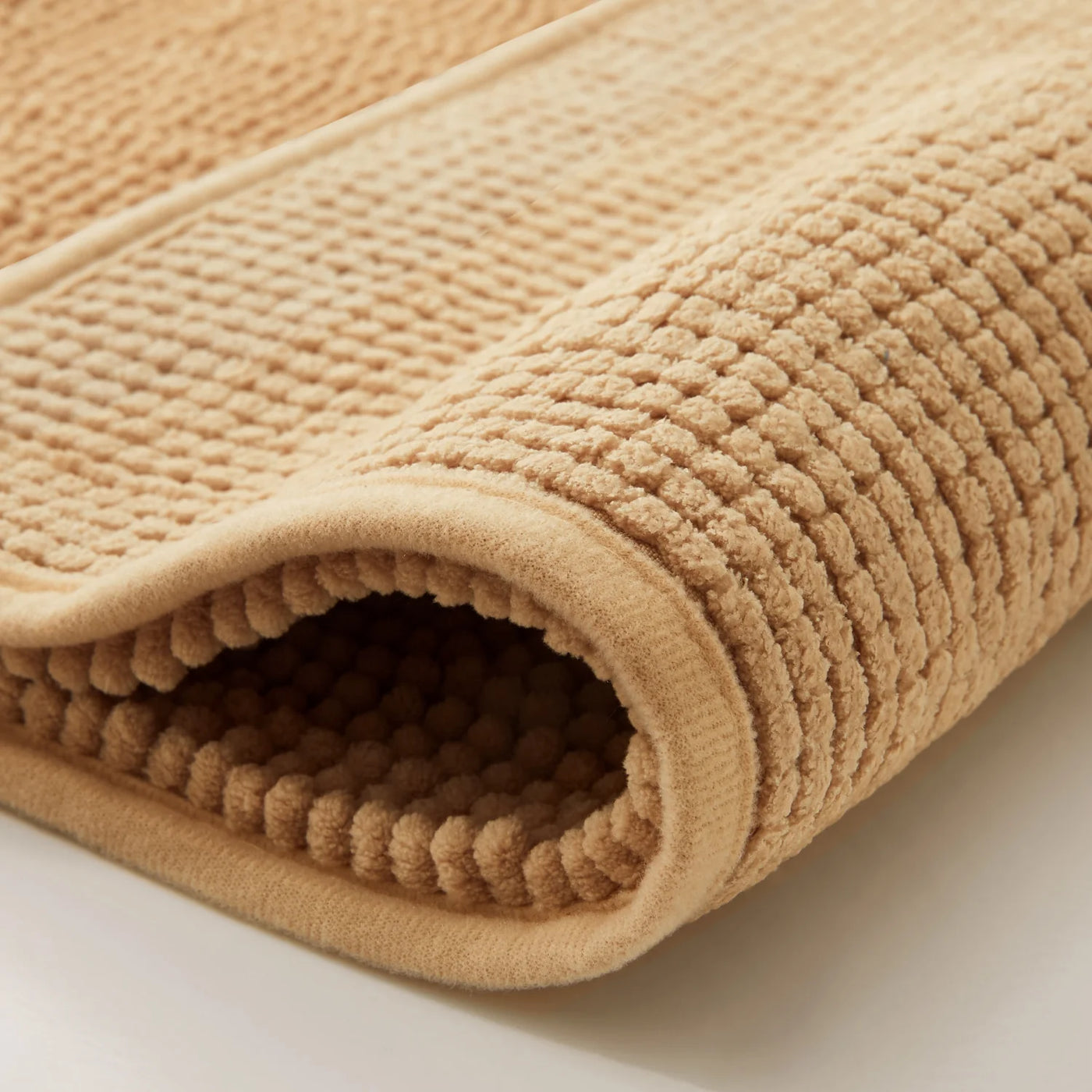 Chenille Bath Mat Beige