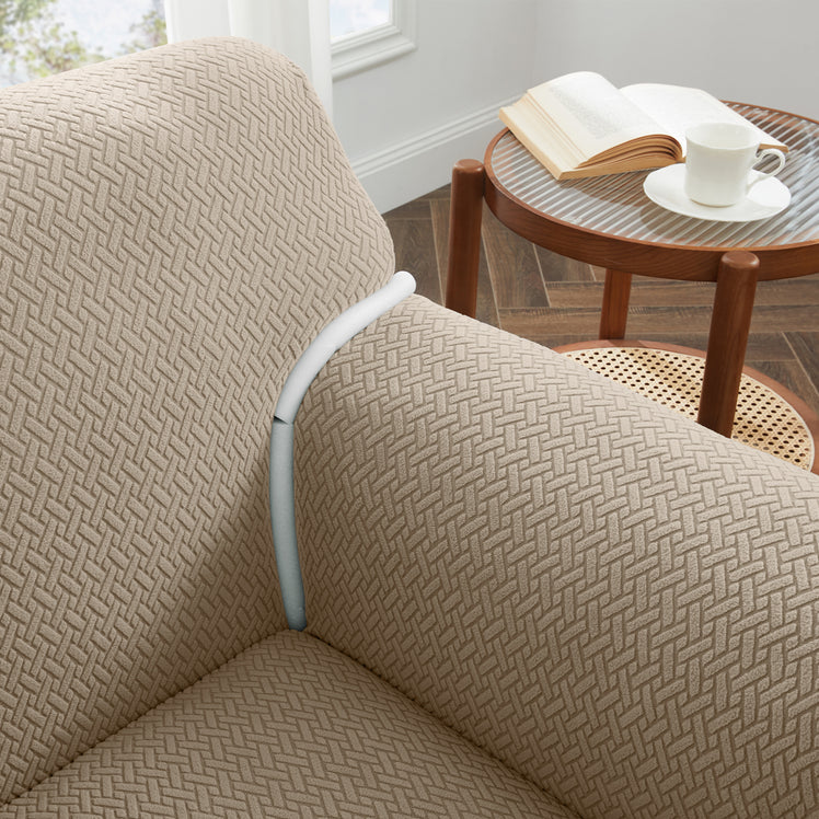 Beige Stretch Sofa Covers