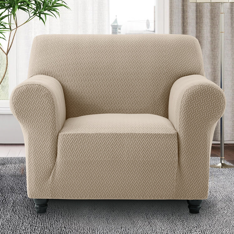 Beige Stretch Sofa Covers