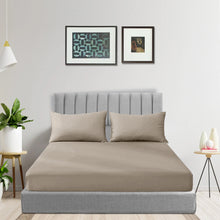 Beige Bed Sheets – Deep Fitted Sheets 25cm