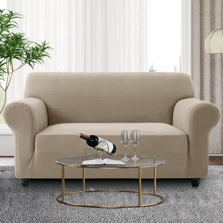 Beige Stretch Sofa Covers