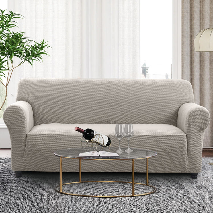 Light Beige Stretch Sofa Covers
