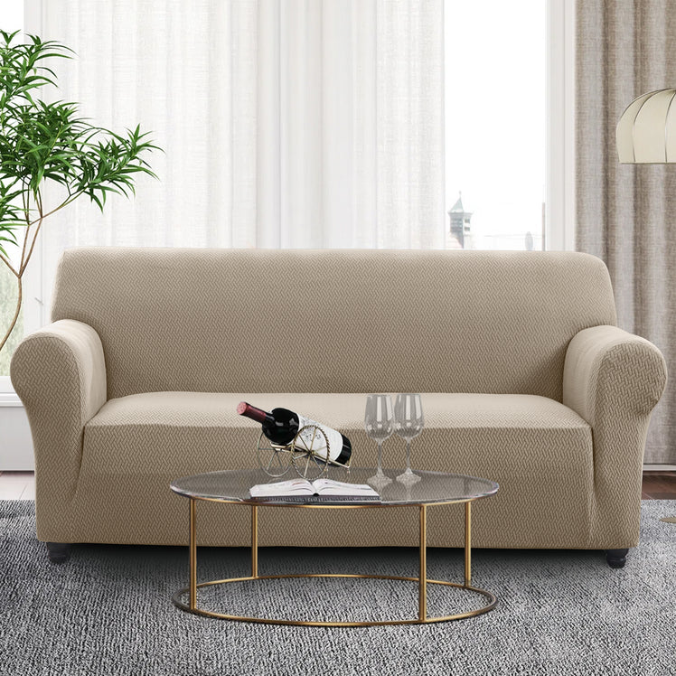 Beige Stretch Sofa Covers