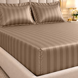 Dobby Stripe Fitted Sheet 40CM