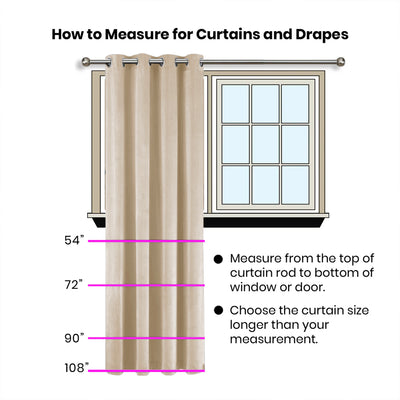 Beige Velvet Eyelet Curtains