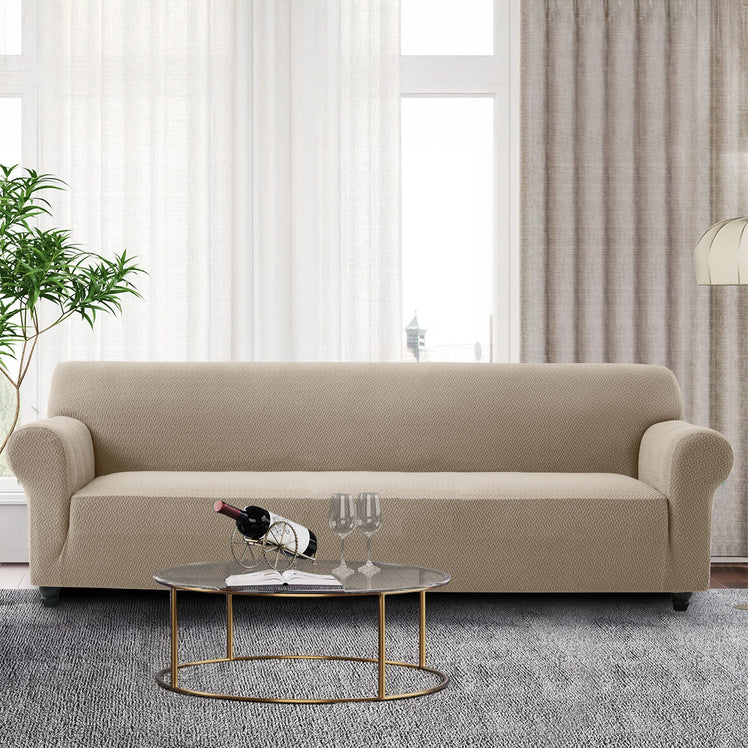 Beige Stretch Sofa Covers