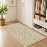Modern Geometric Tufted Non-Slip High-Low Pattern Rugs