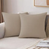 Microfibre Plain Cushion Covers for Sofa & Bed