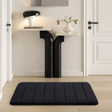 Memory Foam Bath Mat Black