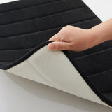 Memory Foam Bath Mat Black