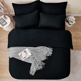 4 Piece Bedding Set Duvet Cover, Pillowcases & Fitted Sheet